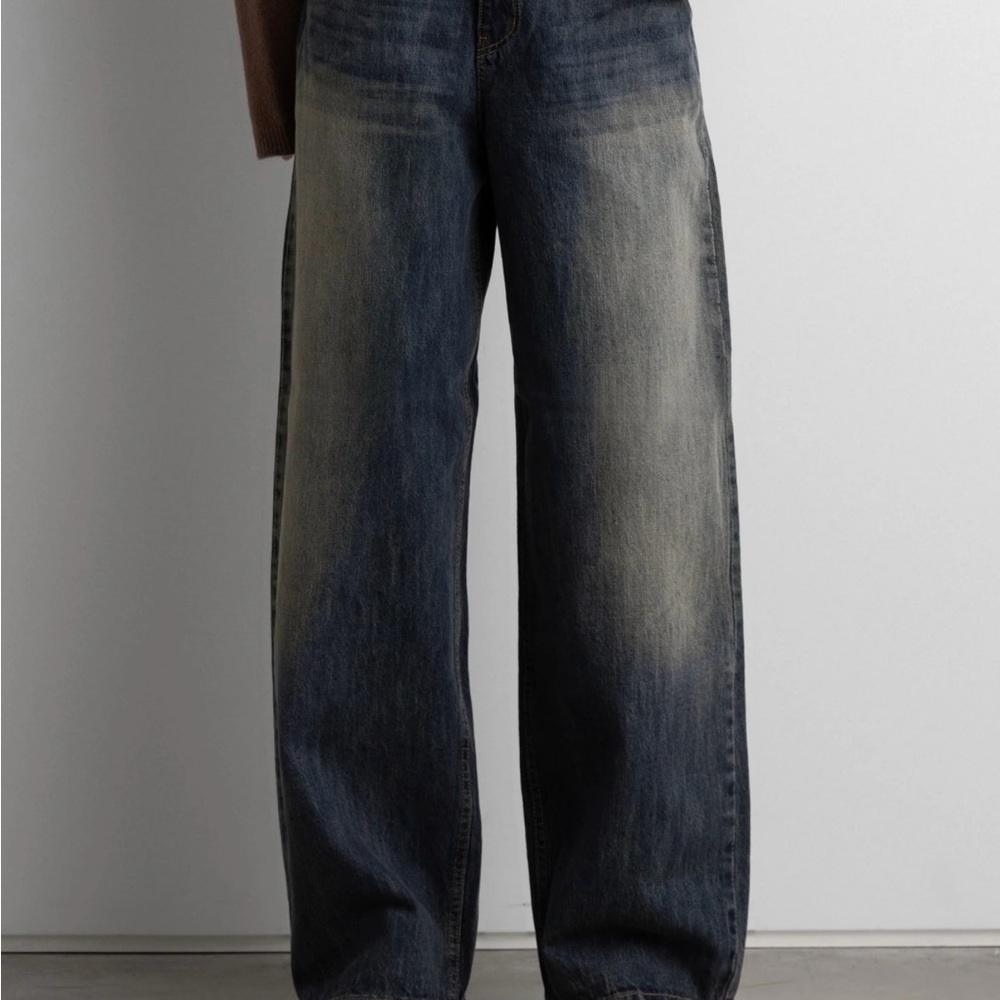 OAK + FORT curve leg relaxed fit jeans - Picture 5 of 8